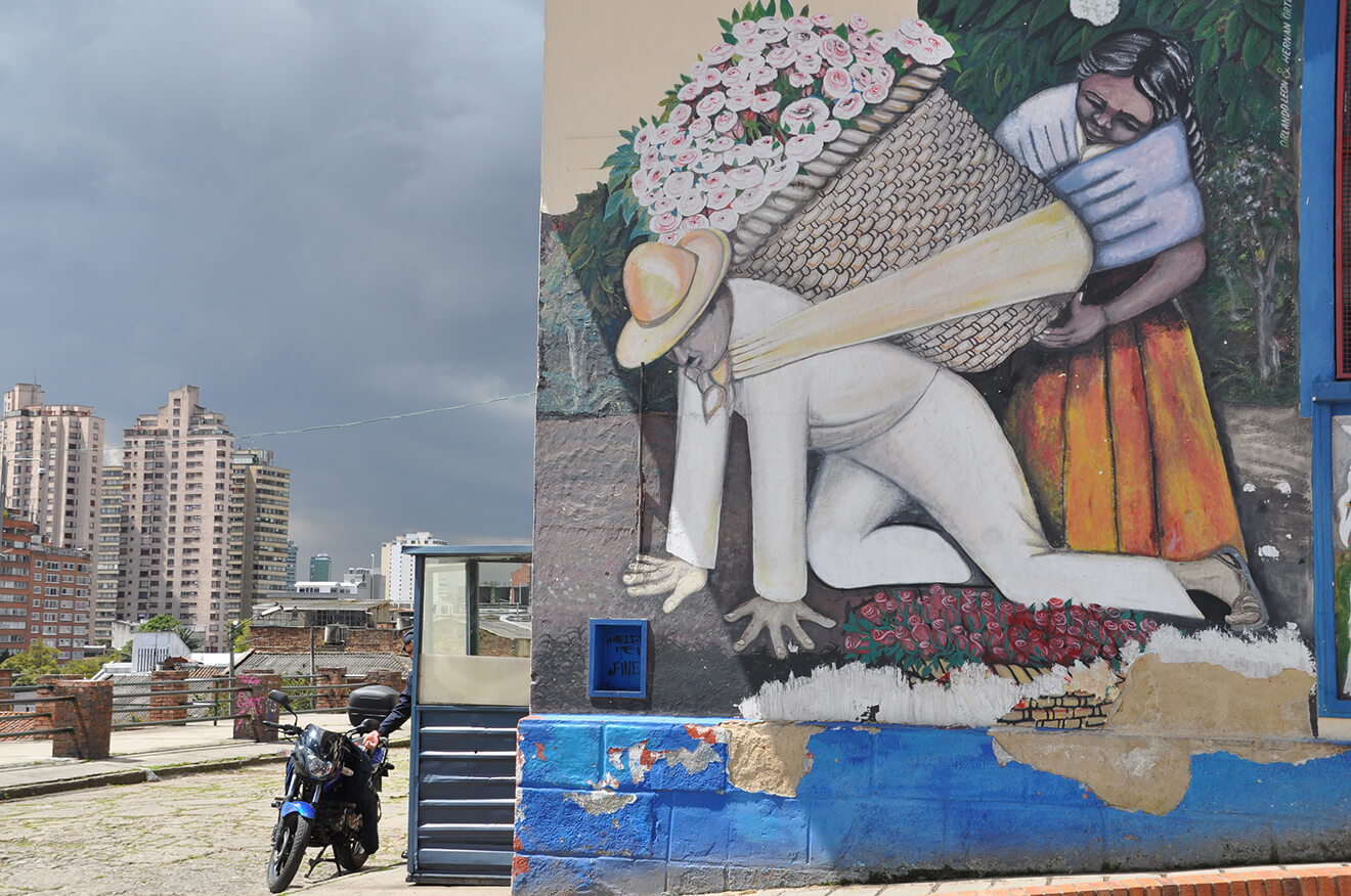 Bogota in Colombia Graffiti