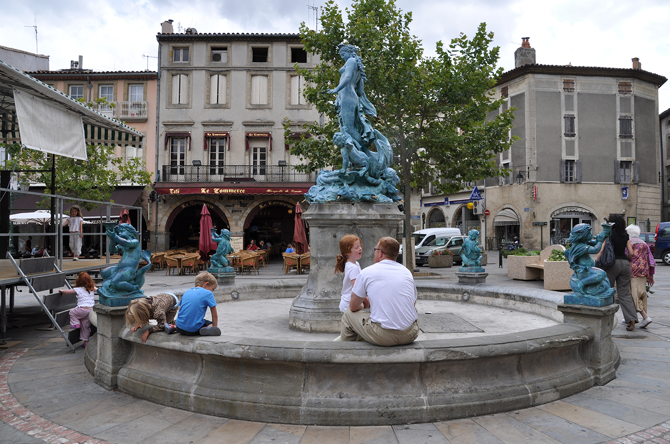 Limoux Fountain Languedoc Roussillon