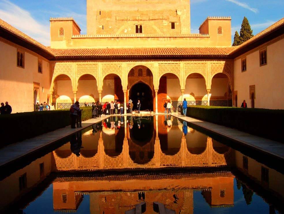 Reflection in the water Alhambra Granada